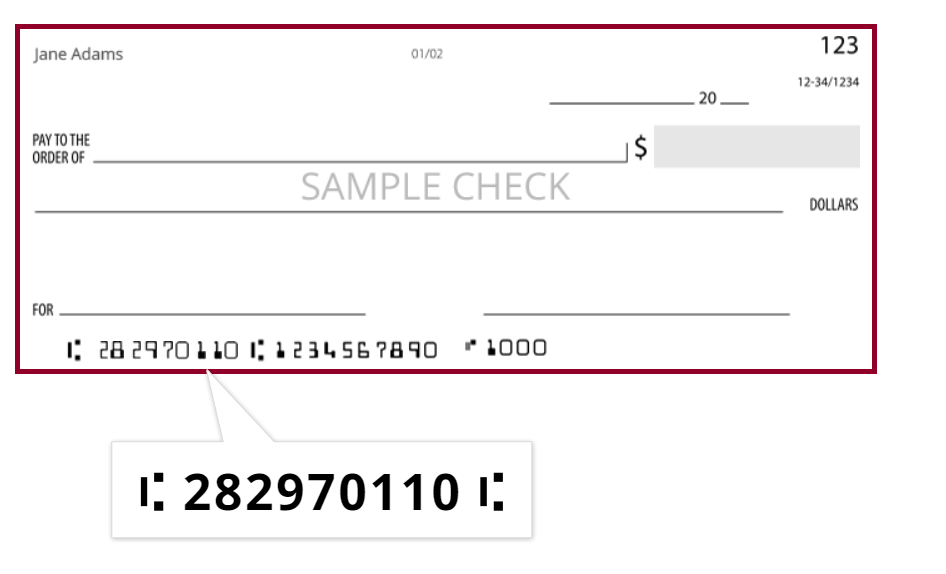 Our Checking image